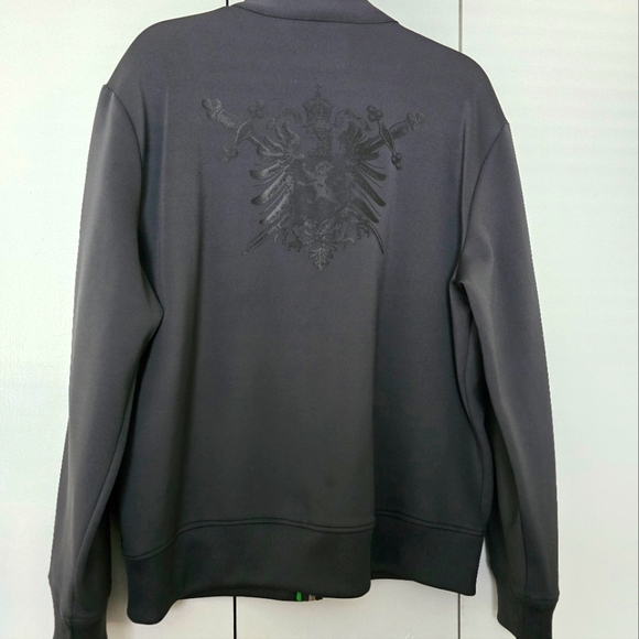 Express Dark Gray Knit Zip Up Jacket size XL - Picture 13 of 14